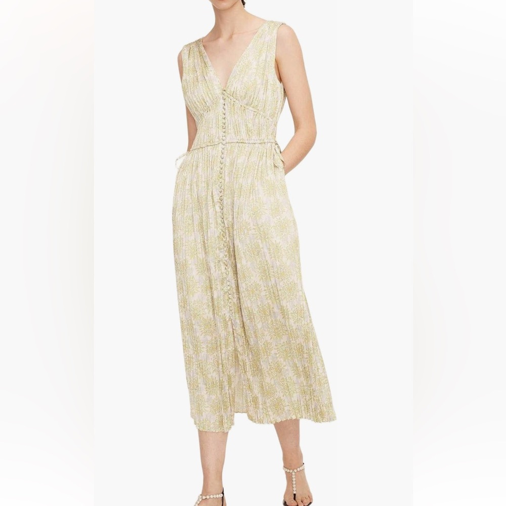 Rebecca Taylor Mini Astera Fleur Button Front Dress NWT XS